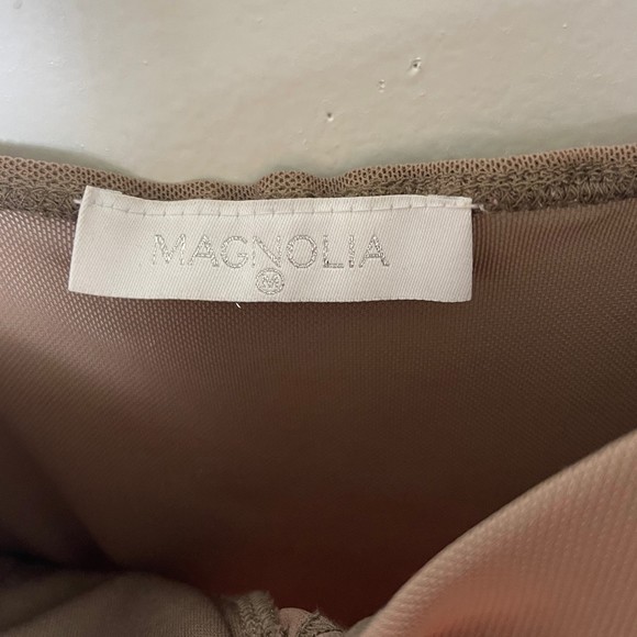 Rubylishious Taupe Bodyshape  size Medium  Adjustable spaghetti straps bodysuit - Picture 3 of 3